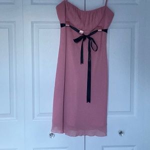 ABS by Allen light pink party dress